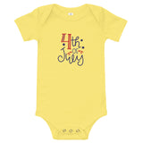 4th of July Baby short sleeve one piece
