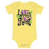 I ain't afraid'a no ghost Baby short sleeve one piece