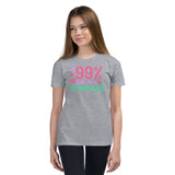 I'm 99% Sure I'm A Mermaid Youth Short Sleeve T-Shirt