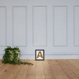 Letter A Animal Print Framed poster