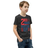 2nd Grade Batter Up Youth Short Sleeve T-Shirt