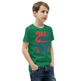 2nd Grade Batter Up Youth Short Sleeve T-Shirt