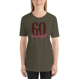 60 & Sensational Short-Sleeve Unisex T-Shirt