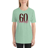 60 & Sensational Short-Sleeve Unisex T-Shirt