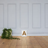 Letter A Animal Print Framed poster