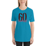60 & Sensational Short-Sleeve Unisex T-Shirt