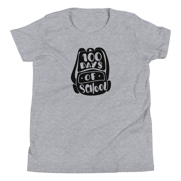100 Days of School Youth Short Sleeve T-Shirt