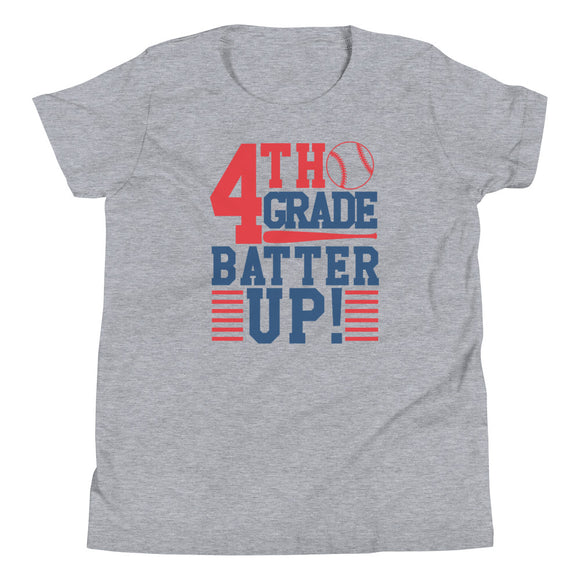 4th Grade Batter Up Youth Short Sleeve T-Shirt