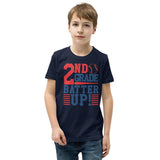 2nd Grade Batter Up Youth Short Sleeve T-Shirt