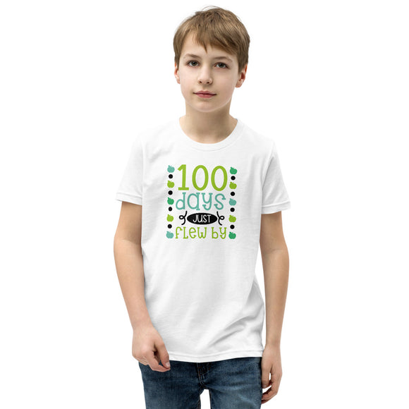 100 Days Just Flew By Youth Short Sleeve T-Shirt
