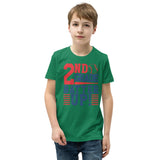 2nd Grade Batter Up Youth Short Sleeve T-Shirt