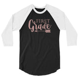First grade Adult 3/4 sleeve raglan shirt