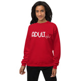 Adultish Unisex fleece sweatshirt