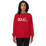 Adultish Unisex fleece sweatshirt