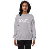 Adultish Unisex fleece sweatshirt