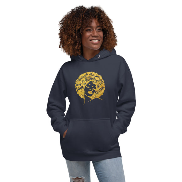 Afro Queen Unisex Hoodie