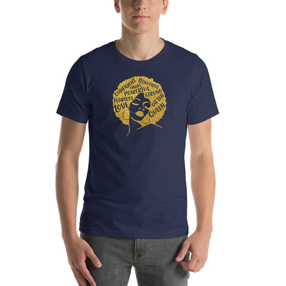 Afro Queen Short-Sleeve Unisex T-Shirt