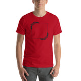 2 Roses and Square Adult Short-Sleeve Unisex T-Shirt