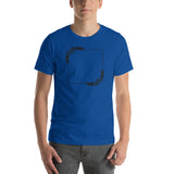 2 Roses and Square Adult Short-Sleeve Unisex T-Shirt