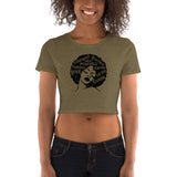 Afro Queen Women’s Crop Tee