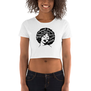 Afro Queen Women’s Crop Tee