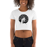 Afro Queen Women’s Crop Tee