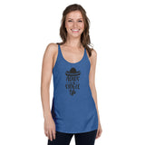 Adios to the single life Women's Racerback Tank