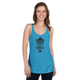 Adios to the single life Women's Racerback Tank