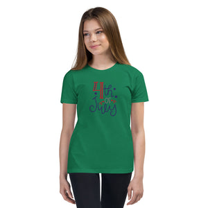 4th of July Youth Short Sleeve T-Shirt