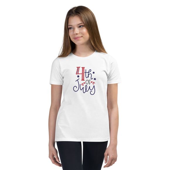 4th of July Youth Short Sleeve T-Shirt